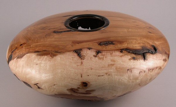 Pecan burl with Ebony rim