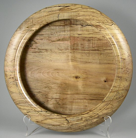 Spalted Maple Rolled Rim