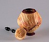 Box Elder, Cocobolo with African Blackwood finial