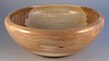 Rolled Rim Maple Bowl